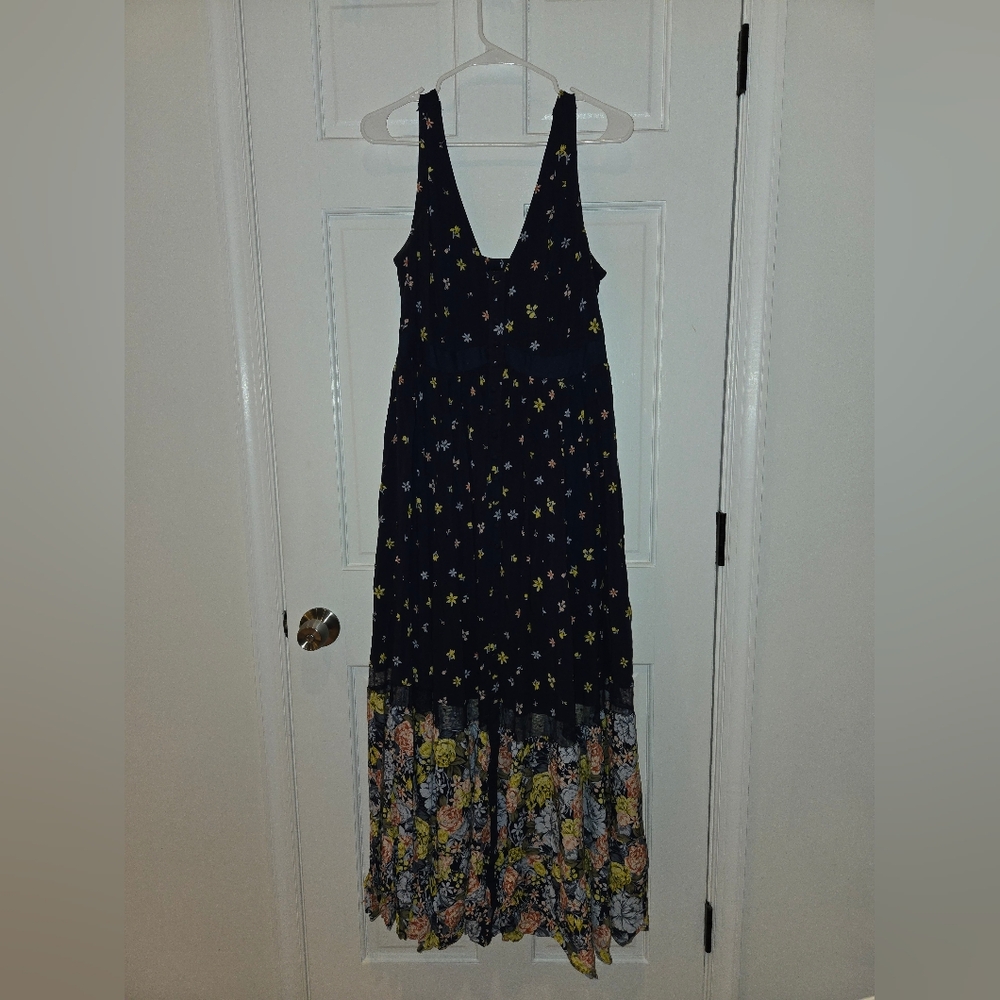 Torrid Black Floral Maxi Dress